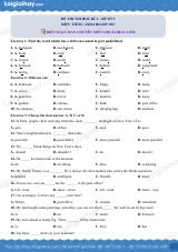 Đề thi học kì 1 Tiếng Anh 6 Right on! - Đề số 3